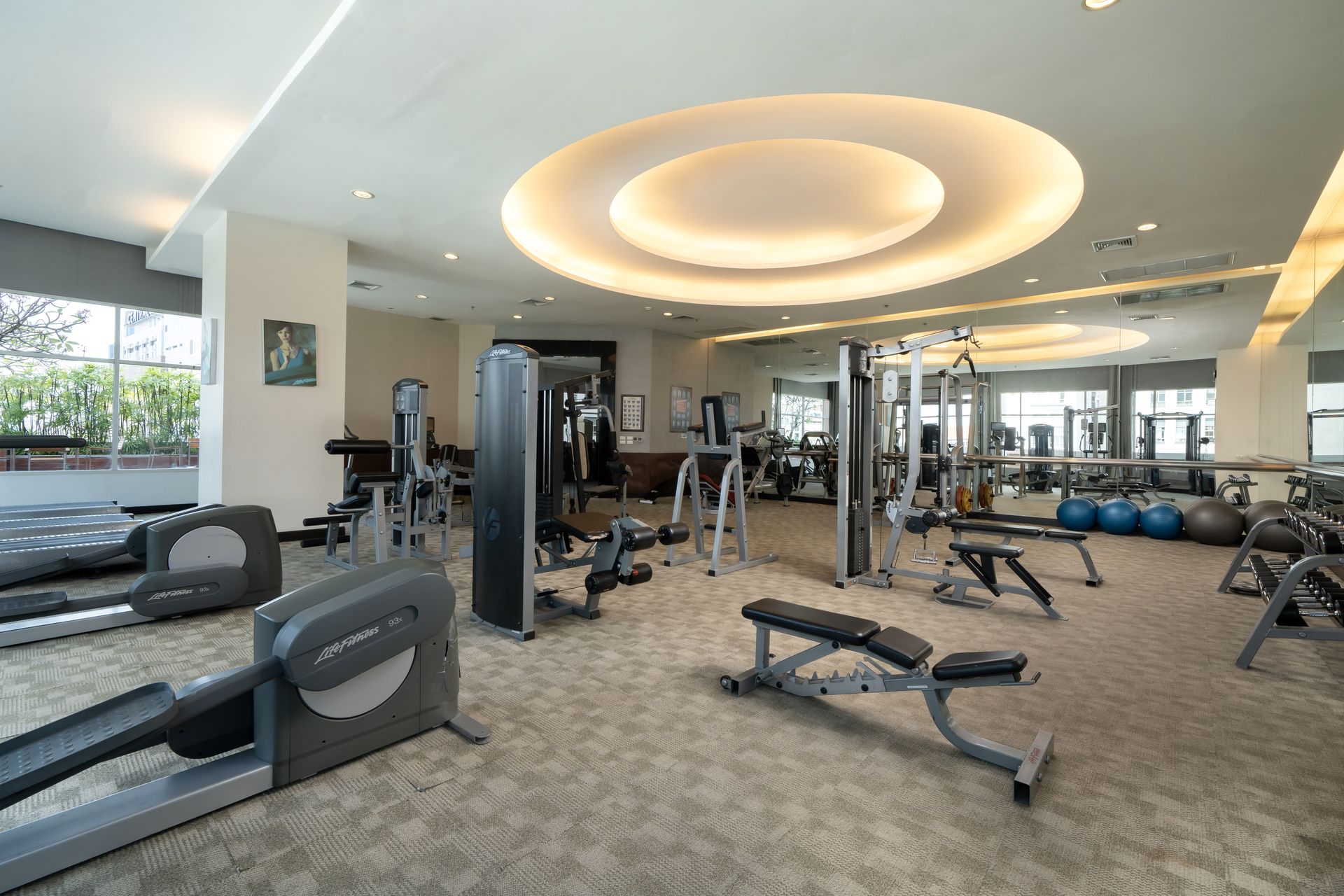 Hotel amenity area interior